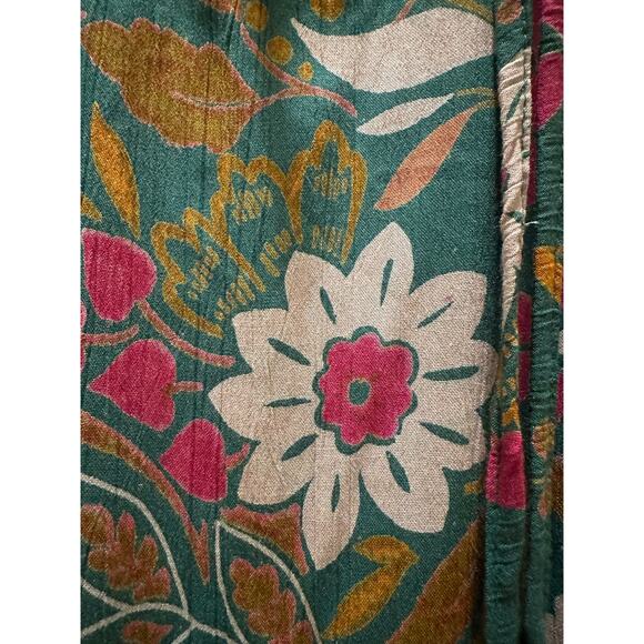 Angie Green Paisley Pattern Cut Out Maxi Dress - Picture 9 of 9